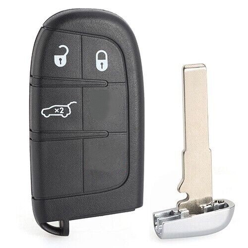 Smart Remote Key Fob Shell Case 3 Buttons SIP22 Blade for Jeep for Fiat 500 500L - Picture 4 of 6