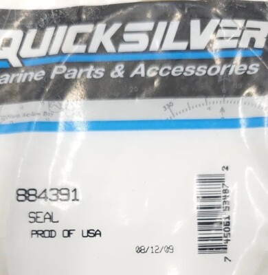 Mercury Mercruiser Quicksilver Part # 884391 Seal OEM/Genuine | eBay