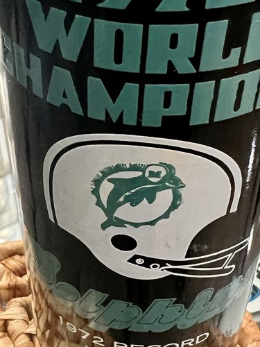 🔥 🔥 1972 world champions miami dolphins unopened -Dr Pepper Bottle - Picture 6 of 12