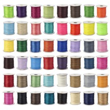 200yards/roll Environmental Korean Waxed Polyester Cord Crafting Thread 1.5mm