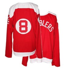Throwback 1930's Philadelphia #8 Ramblers Hockey Jersey Stitched Custom