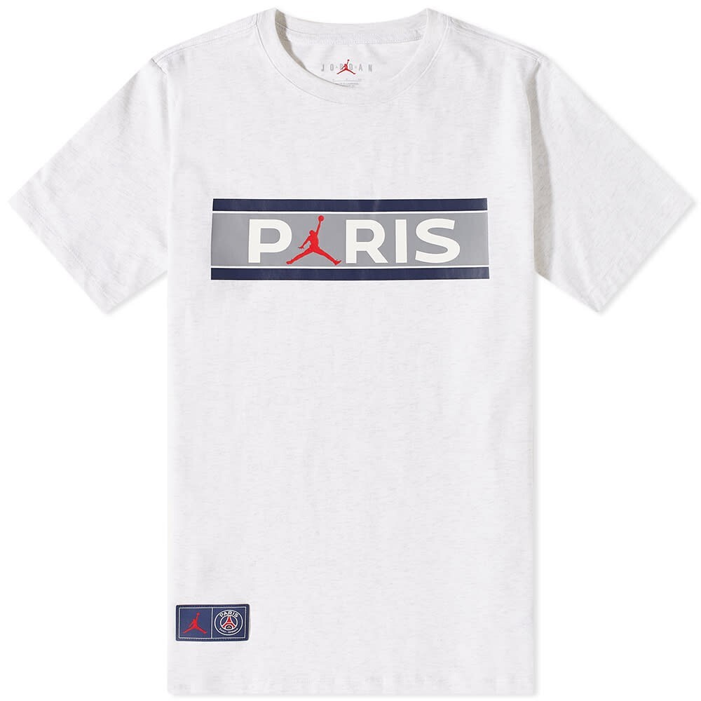 Nike Air Jordan PSG Paris-Saint Germain Wordmark T-Shirt Size