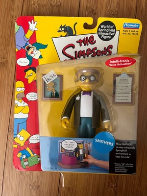 NEU UND VERPACKT Playmates Interactive The Simpsons Serie 2 Waylon Smithers Spielzeugfigur WOS