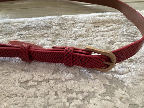Gürtel rot schwarz Größe 40 - Bild 3 von 3