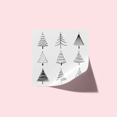 24 Pack Christmas Stickers: 5cm Perfect for Gift Packaging & Wrapping - image 1 of 2