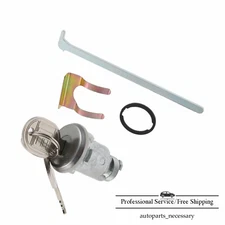 New Chrome Lockcraft Trunk Lock Cylinder w/Keys For Listed Chevrolet Models US
