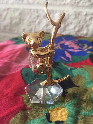 Koala bear figurine with Swarovski ®️ Crystal, made in Austria - Picture 2 of 5