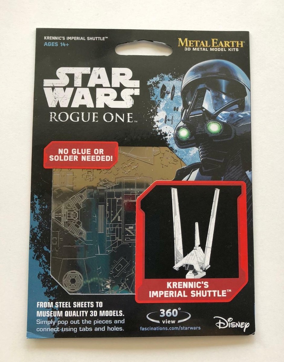 STAR WARS Metal Earth Rogue One Krennic's Imperial Shuttle 3D