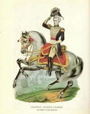 War of 1812 Currier & Ives (3) A. Jackson, Naval Scenes,Lake Erie, Champlain 