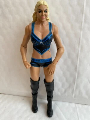 Wwe Charlotte Flair Mattel Básico Serie 86 Figura de Acción de Lucha Libre Negro - Imagen 1 de 3