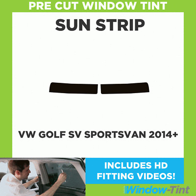 Pre Cut Tönungsfolie Limo Schwarz Für VW Golf SV Sportsvan 2014+ 5% Front