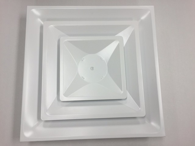 Truaire 2003cd 24 X24 Suspended Ceiling Diffuser With 10 Round Connection