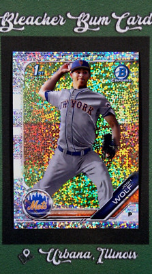2019 Bowman Draft Chrome #BDC-119 Josh Wolf 1st Bowman RC Sparkle Refractor SP