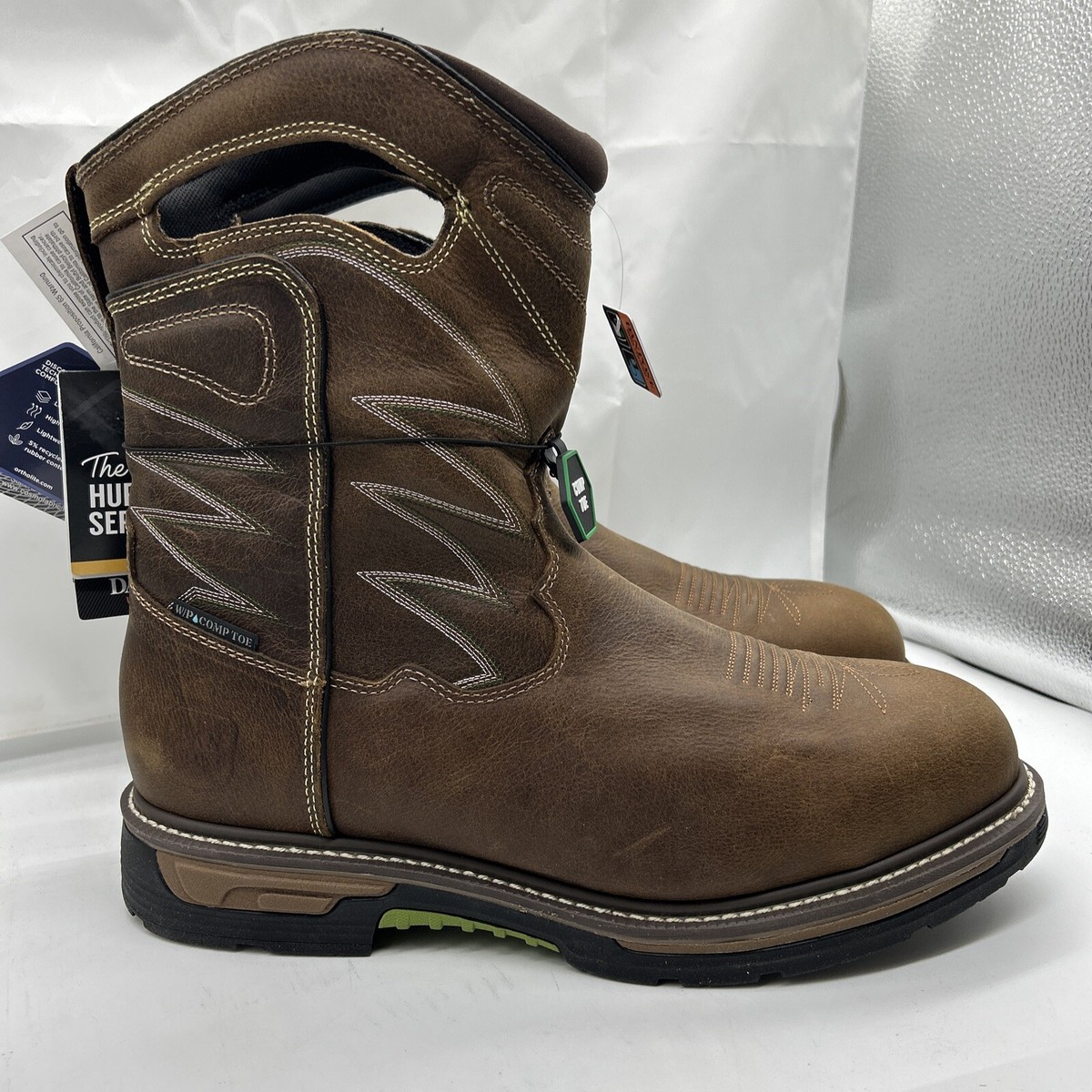 New Dan Post Work Boots Mens Sz 13 M Waterproof Electrical  display picture 2