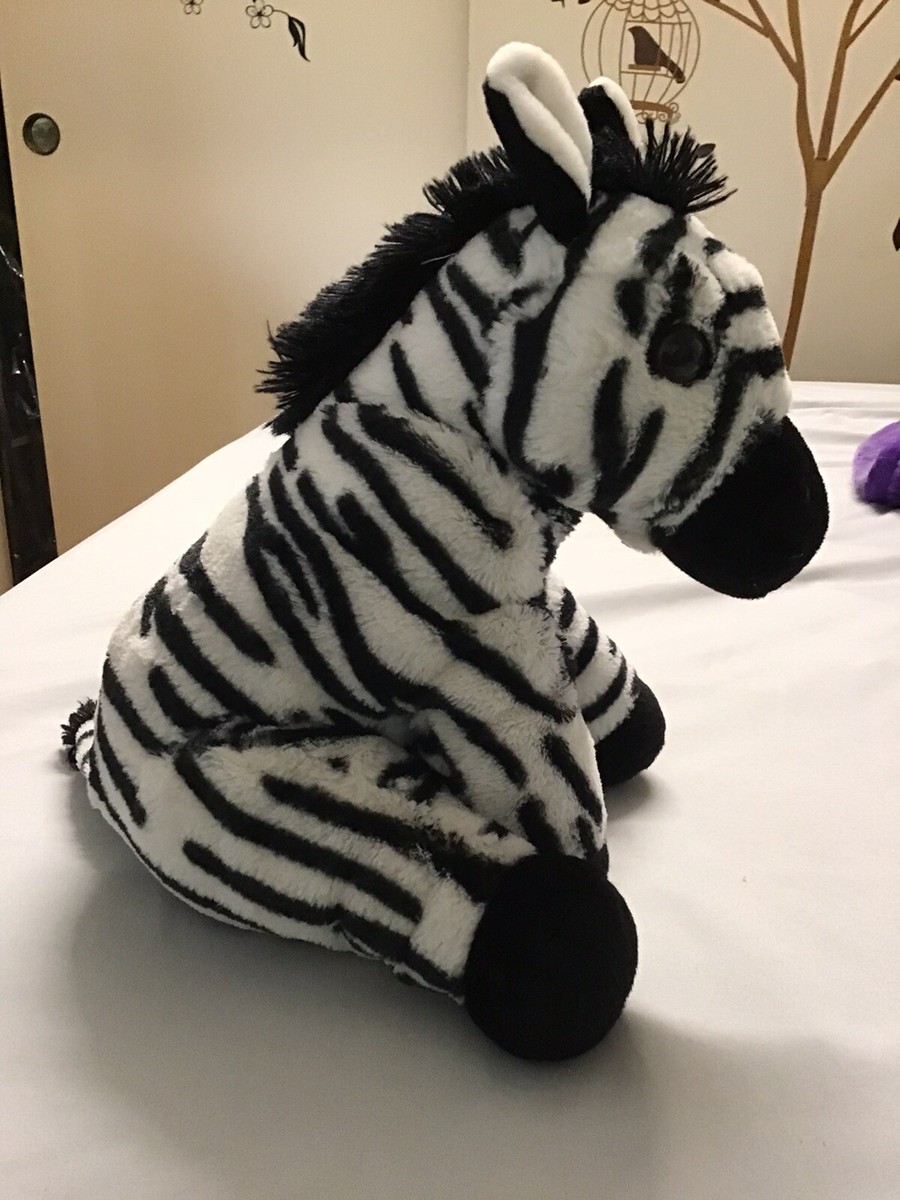 Zebra Plush Stuffed Animal 12