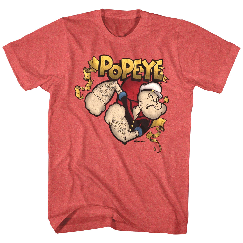 【1011GALLERY】 Micmic Popeye T-Shirts - Black Popeye Short Sleeve Graphic T-Shirt Men's Small - Black | eBay