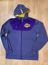 RARE 2011-12 ADIDAS SAMPLE LA LAKERS ON COURT PREGAME JACKET KOBE YEARS MEN XL