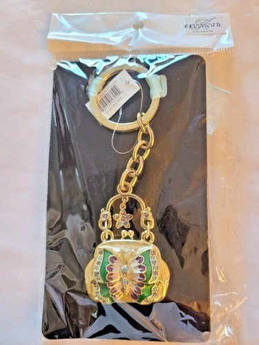 Alexander Kalifano Keychain Swarovski Crystals Stainless Steel - Picture 24 of 71
