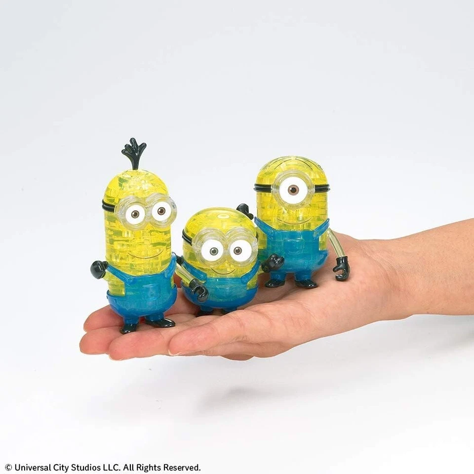 3D Crystal Puzzle, 97 piece crystal puzzle minions, BEVERLY - Image 2 of 4