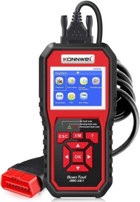 OBD2 Diagnosegerät Universal KFZ-Fehlercode-Lesegerät Europäische OBD II/EOBD...