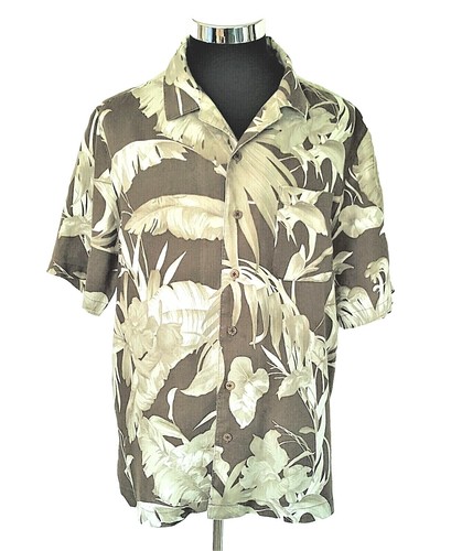 Chemise Homme Caribbean Joe – Grande, Manches Courtes, Motif Floral Bleu, Boutonnée