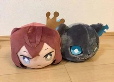 Disney Twisted Wonderland Grimm Riddle Rosehearts jumbo Nesoberi Plush doll set