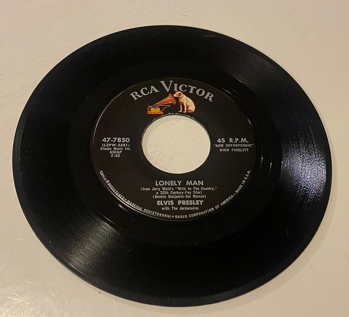 1961 Elvis Presley 45 - Surrender / Lonely Man, PS, VG/VG++ | eBay