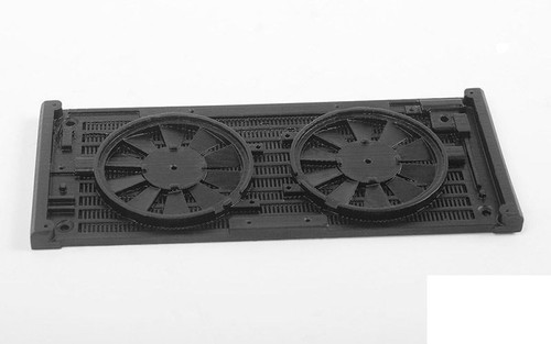 Scale Radiator for Gelande II D90 D110 VVV-C0652 RC4WD metal Grill w/ fans RC - Picture 5 of 6