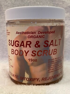BODY SCRUB FOR MAN PURE ORGANIC, HEALTHY, PREMIUM QUALITY 19oz