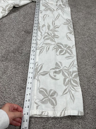 London Jean Pants Womens XS Linen Cotton Tropical Beach Vacation Resort Comfort - Picture 7 of 8