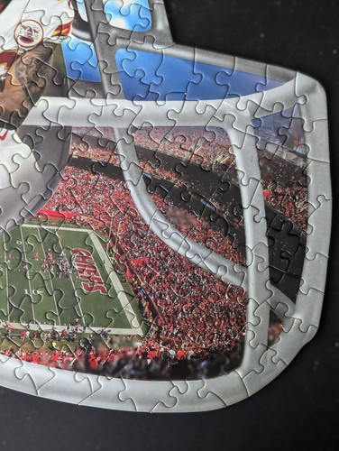 MasterPieces KANSAS CITY CHIEFS HELMET 500 pc Jigsaw Puzzle KELCE Alex Smith - Picture 2 of 16