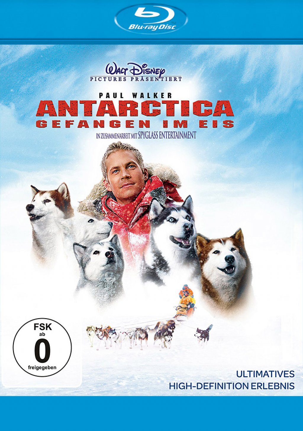 Antarctica - Gefangen im Eis (2006) Blu-ray Neu Hunde Abenteuerfilm - Bild 3