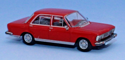 PCX87 FIAT 130 Red 1969 Car Model 1:87 With Box HO 1:87
