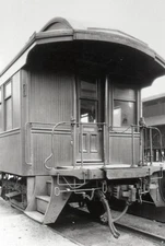 RDG reading railroad P&R  PAG coach end view mounted negative