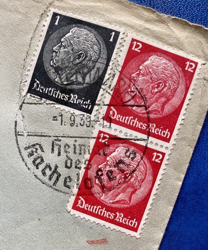 Letter First Day of WW II - Germany 1st September 1939 CENSORED on 2.09.1939 - Picture 7 of 7