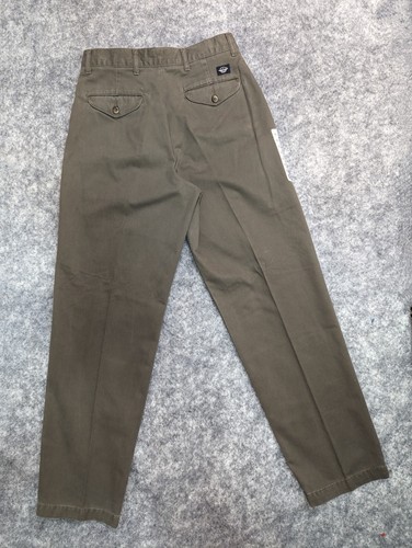 DOCKERS Pants Men 30x32 Green Khakis Straight Leg Flat Front Everday NWT - Picture 3 of 10