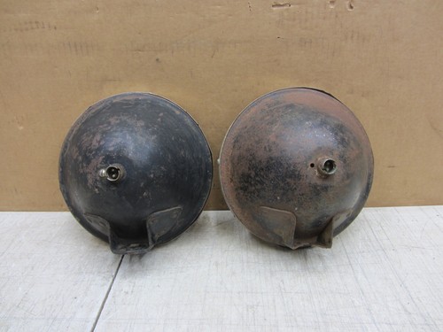 VTG ANTIQUE SET OF FORD MODEL T STYLE ERA HEADLIGHTS CHEVY DODGE BUICK - Picture 8 of 13