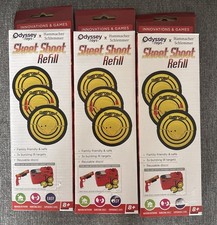 Skeet Shoot Infrared Shooter 3 Reusable Flying Targets - 3 Boxes - 9 Total - NEW