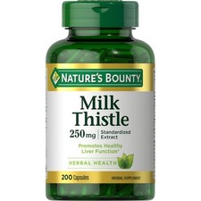 Natures Bounty Milk Thistle Capsules,  200 Co...