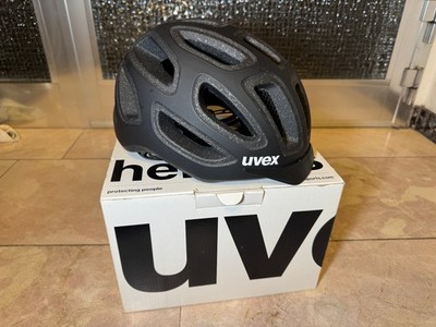     UVEX Fahrradhelm  City E    NEU   sicher & stylisch M-L, 57-61 cm, schwarz
