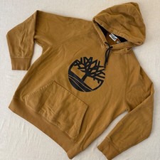 Timberland Mens Wheat Brown Tree Logo Hoodie Regular Fit TB0A2C68 Size Large
