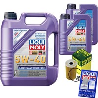 Mann Inspektionspaket 7L Liqui Moly Leichtlauf High Tech 5W-40 FüR Kia Pro Cee'd