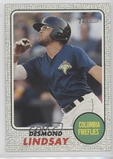 2017 Topps Heritage Minor League Edition Gray 15/25 Desmond Lindsay #40 3d5