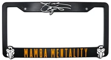 Kobe Bryant Mamba Mentality 3D Raised License Plate Frame