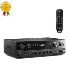 Donner MAMP2 1000W 4-Channel Stereo Receiver Home Audio Bluetooth 5.0 Amplifier