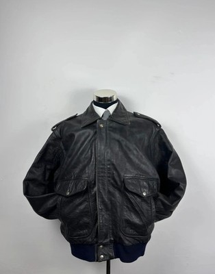 Vintage Echt Leder Flieger Bomberjacke 90er Jahre