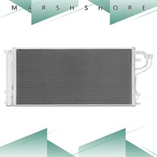 Fits 16-19 Hyundai Sonata Hybrid Oe Style Aluminum Front A/C Condenser Assembly