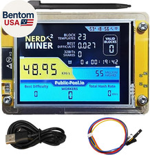 Bitcoins Miner USB Miner V2 ESP32 Hashrate 49K/S 2.8 Inch Smart Display Crypto S