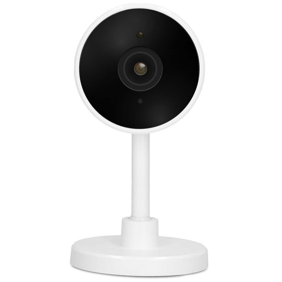 Caméra Wi-Fi Alecto SMART-CAM10 compacte en plastique blanc - Détection de mouvement automatique