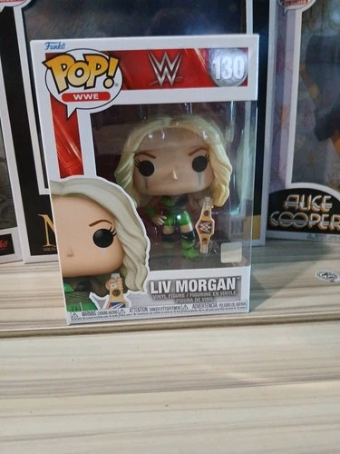Funko Pop WWE Liv Morgan #130 Figure with Championship Belt